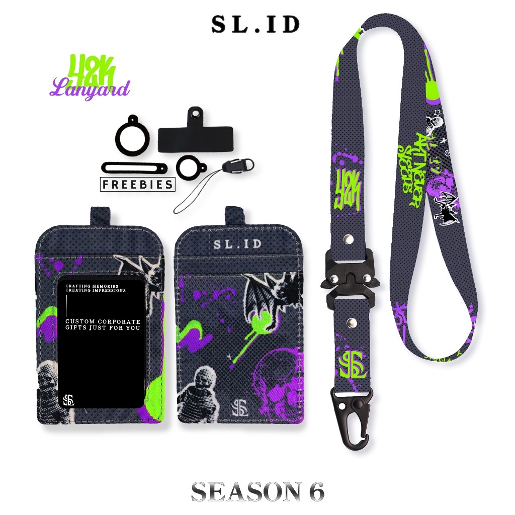 

SL.ID Lanyard Id card Holder Printing - Y2K