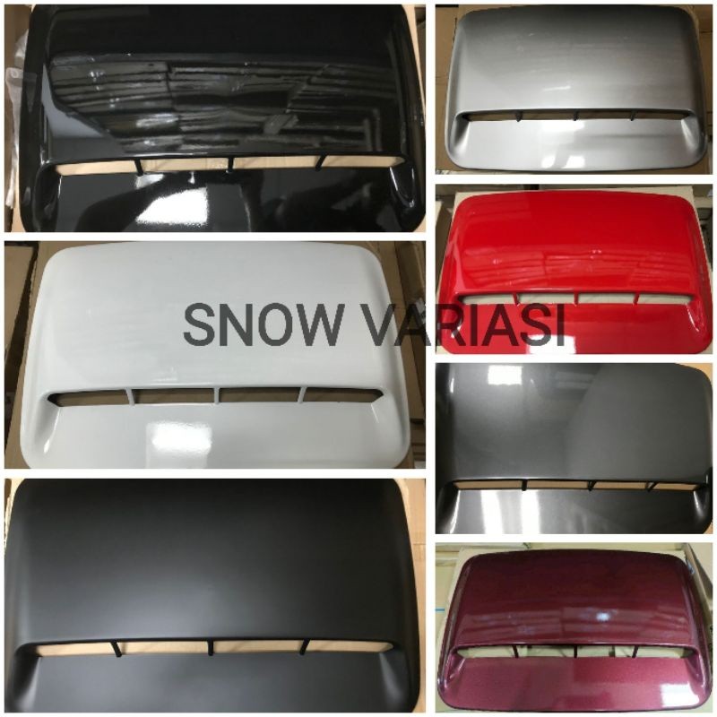 AIR FLOW KAP MESIN SCOOP MOBIL UNIVERSAL FORTUNER KIJANG TRITON AVANZA INNOVA SIGRA BRV AGYA XENIA