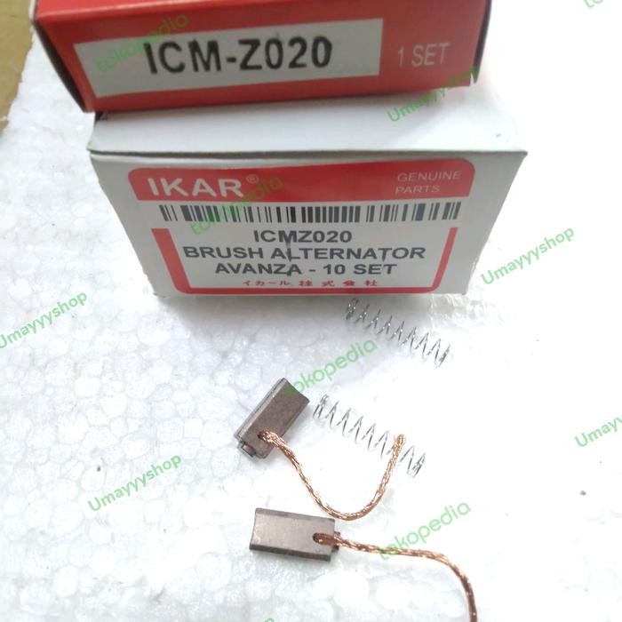 10set carbon brush arang alternator cool dinamo amper avanza xenia..