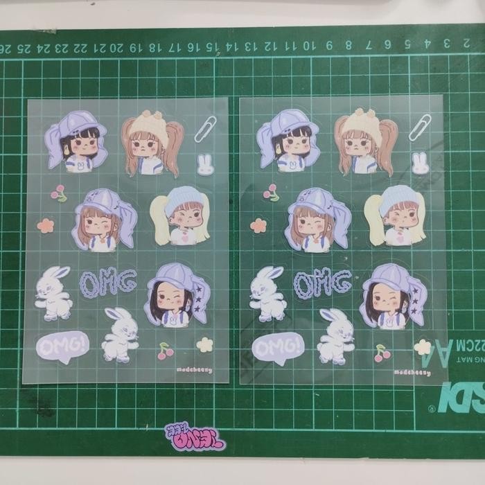 

Cetak Sticker Pack / Sticker Sheet Ukuran A7 / A6 / A5 / Tinta Uv Gell Full Color Dan Bisa Pakai