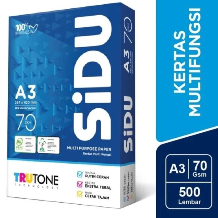 

Kertas Hvs A3 70 Gr Sidu / Sinar Dunia