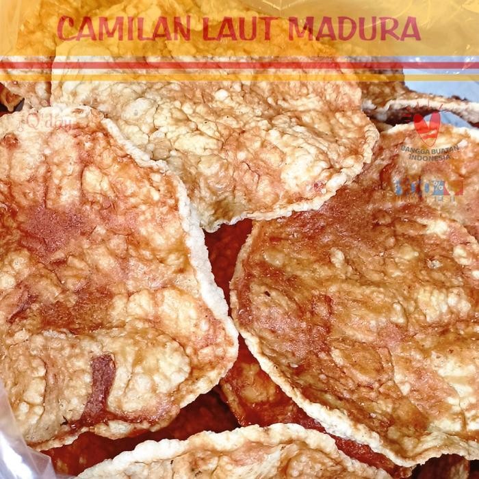 

Melinjo Udang Manis Gurih Renyah Goreng Siap Makan 250 Gram Emping Camilan Laut Madura Asli Alami