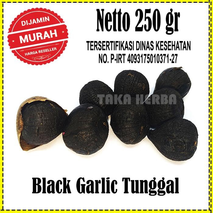 

BLACK GARLIC LANANG 250 GRAM - BAWANG PUTIH TUNGGAL HITAM