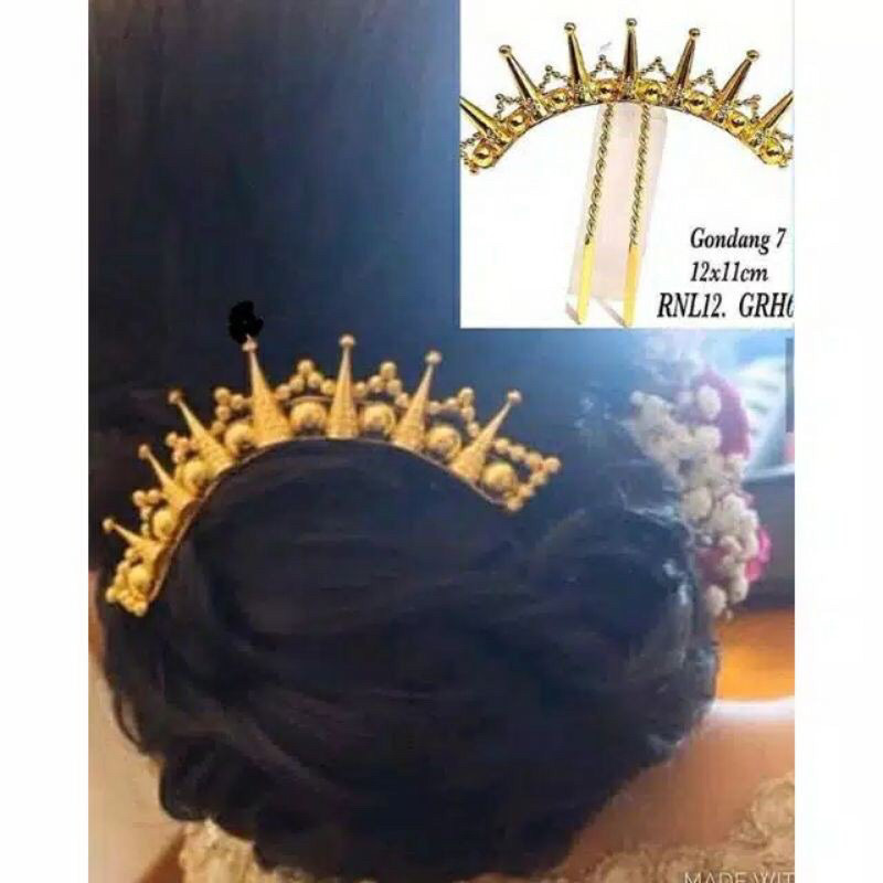 tusuk sanggul gondang konde batak tusuk emas replika