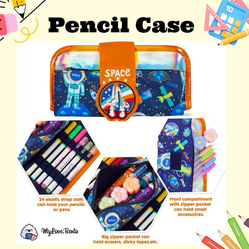 

Tempat Pensil Anak PREMIUM Pencil Case Multifunctional Stationery Pouch Luxury Quality