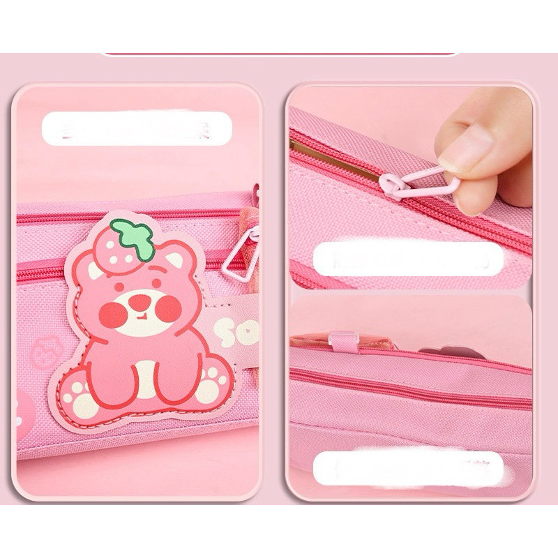 

Tempat pensil Ala Korean Student Motif Kartun Lucu / kotak pensil Karakter Kartun lucu