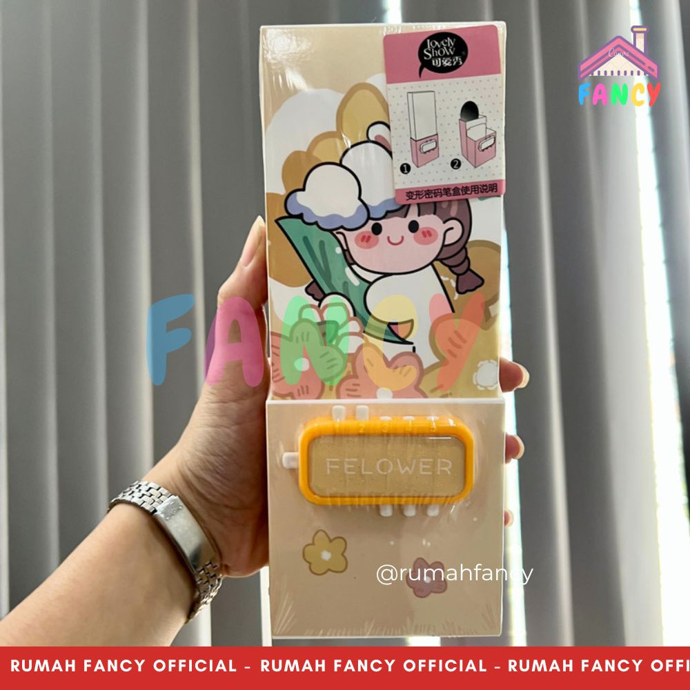 

[FREE BUBBLE + DUS] Tempat Pensil PREMIUM Kotak Pensil Plastik KAX 220 1 SUSUN motif karakter Girl /
