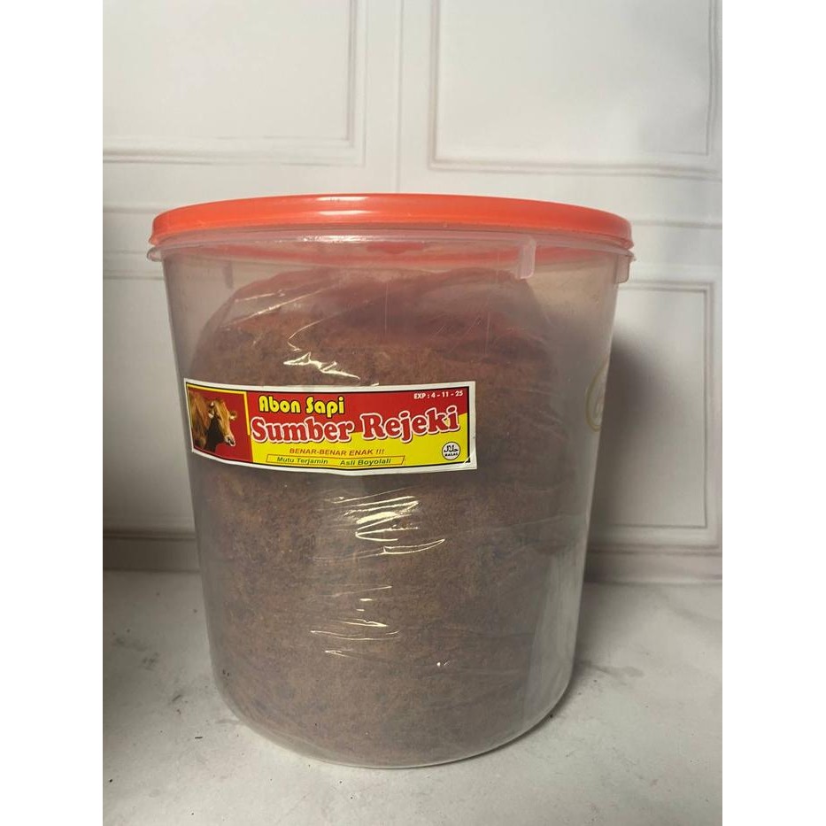 

Abon Sapi Sumber Rejeki Asli Boyolali 1 Kg - Rempah Pilihan Makanan Food Snacks Bayi Spicy Pedas Msg