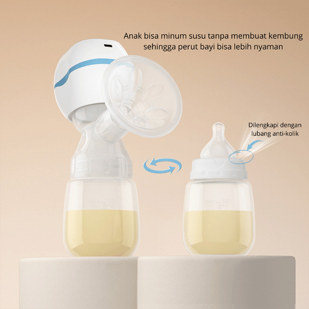 CAREDIA POMPA ASI ELEKTRIK TANPA KABEL ,POMPA ASI TANPA PORTABEL RASA SAKIT OTOMATIS,PUMPING ASI