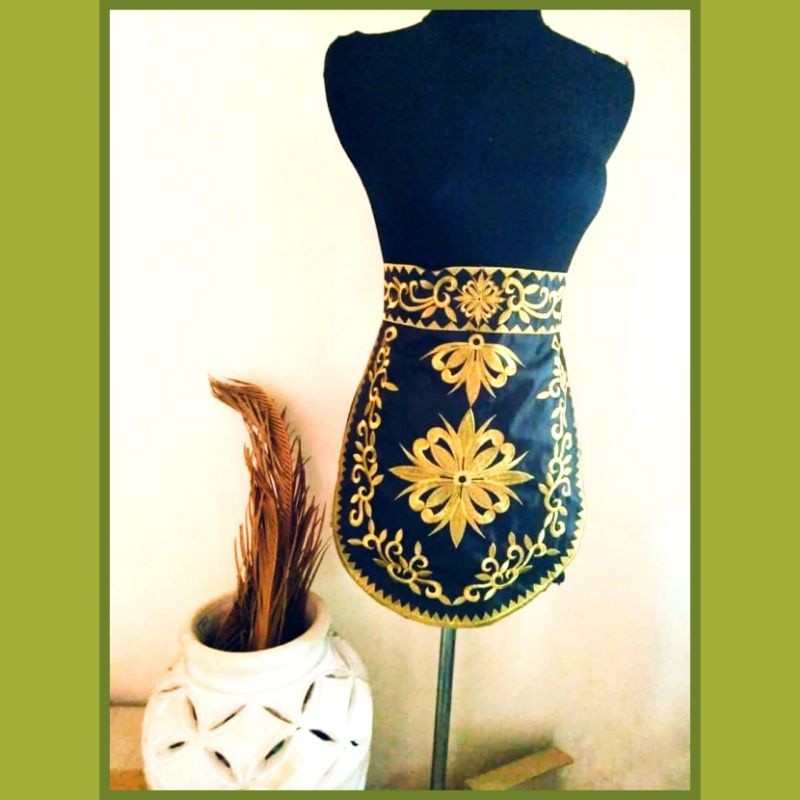 bordir sabuk tari / renda Obi / aksesoris tari