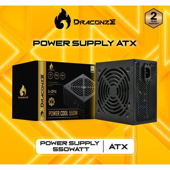 Psu 550Watt / Power Supply 550Watt / Psu Draconze Power Cool 550Watt - Atx
