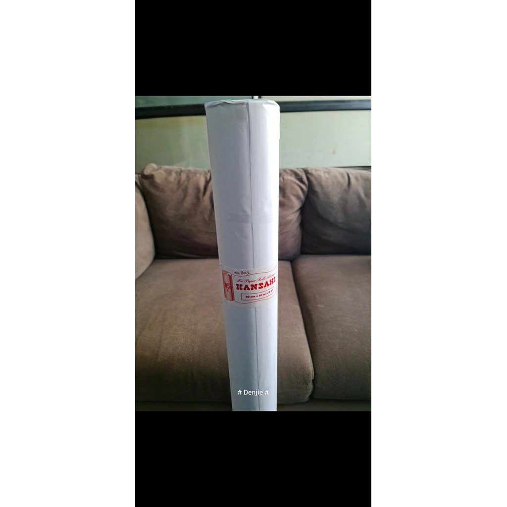 

KERTAS HVS ROLL PLOTTER 80 GSM A0 (36") 50 M Instant Only