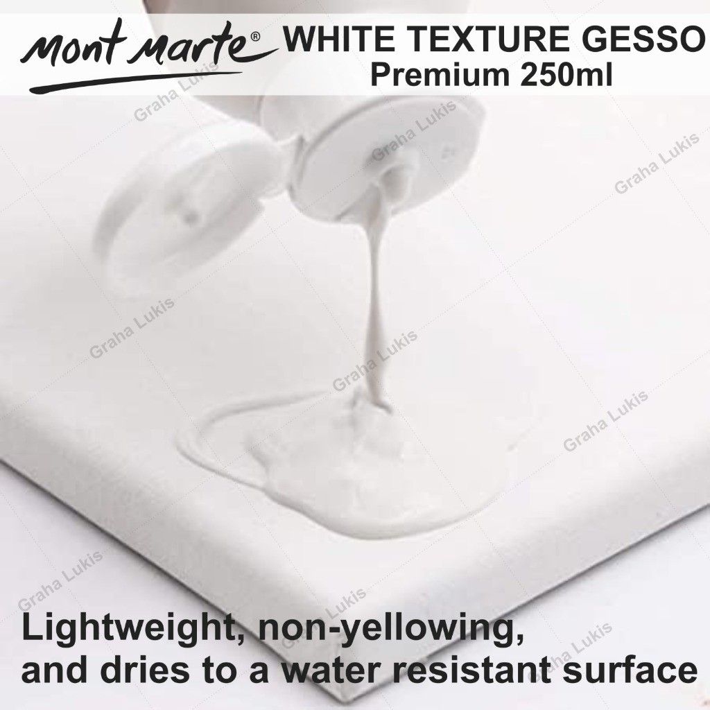 

Mont Marte White Texture Gesso 250ml
