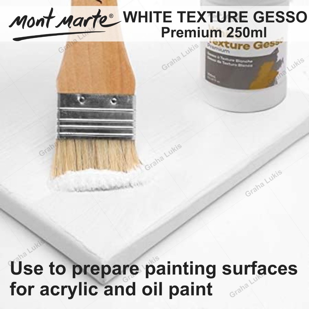 

Mont Marte White Texture Gesso 250ml