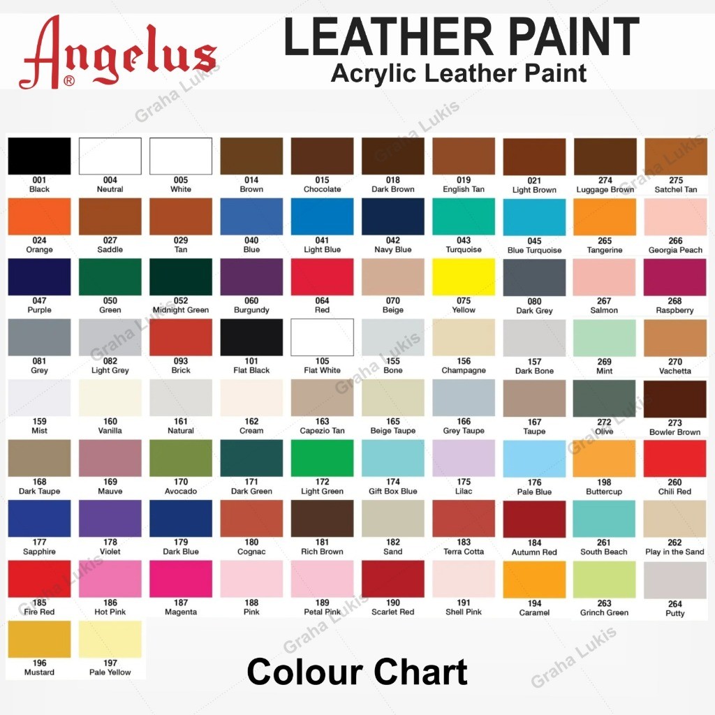 

Angelus Acrylic Leather Paints 1oz - Varian 3 PINK / RED / YELLOW / ORANGE / PURPLE