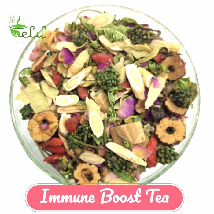 

Immune Boost Tea : Ecinachea, Lingzhi, Marshmallow Root, Lemon Balm