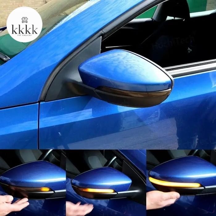 Spion VW Scirocco Dynamic Turn Signal LED Aksesoris Lampu Spion Scirocco Sepasang / Pair