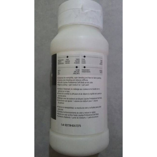 

Fabric Medium / Textil Medium 118 ml Liquitex Professional