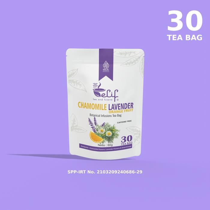 

Chamomile Lavender Orange Tea : Chamomile Lavender Orange (30 Tea Bag)