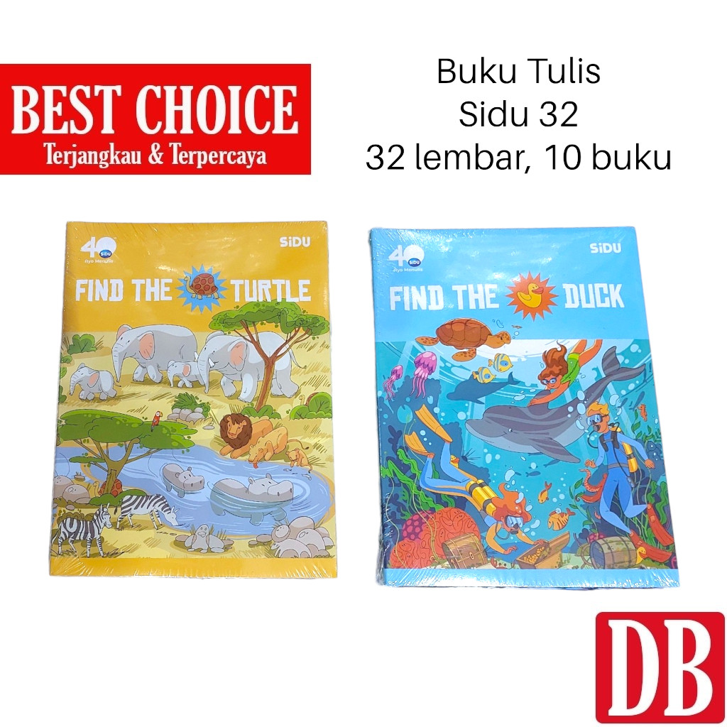 

Buku Tulis SIDU 32 Lembar (10 Pcs)
