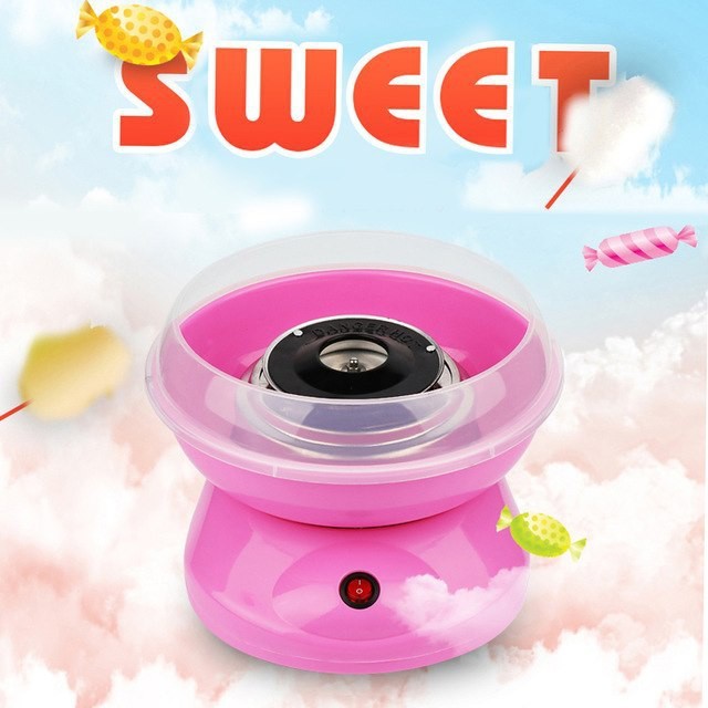 Mesin Gulali Mini Electric Cotton Candy Floss Maker Alat Pembuat Permen Kapas Mesin Gulali Kapas