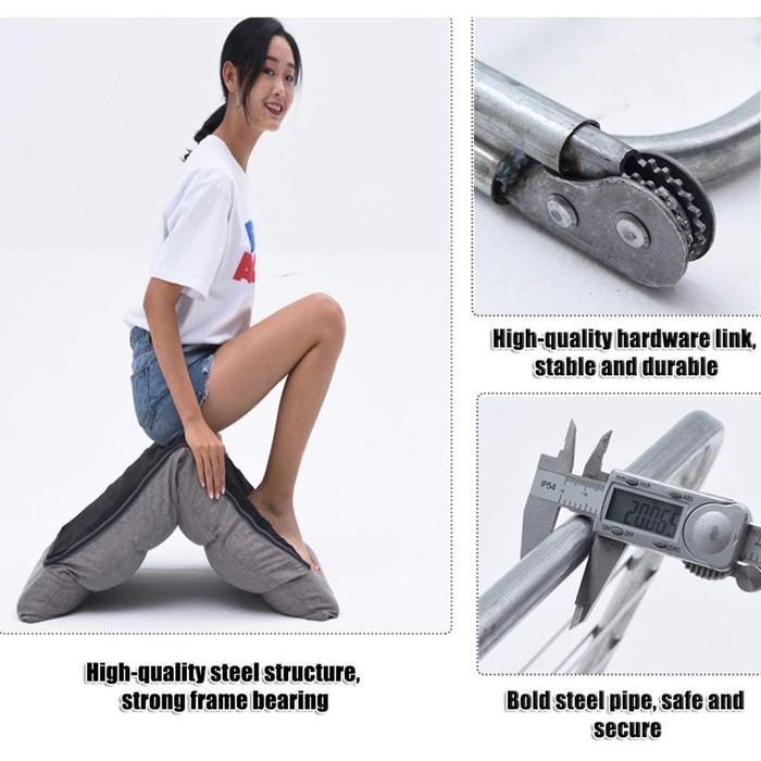 Kursi Lipat Santai Lesehan Sandaran Sofa + Bantal - Bean Bag Kursi Sofa Malas Dengan Bantal