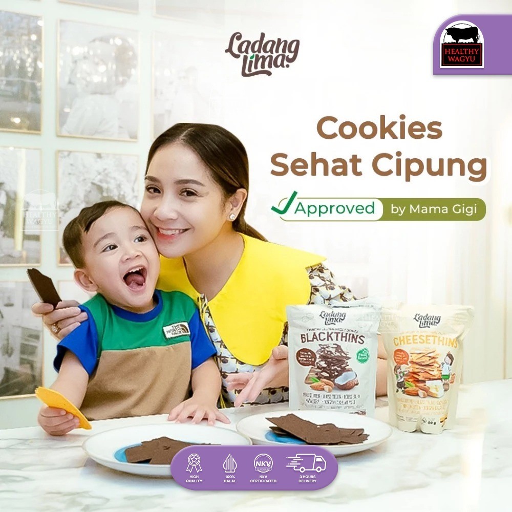 

WHYN!! Cookies Sehat Berprotein & Gluten Free Ladang Lima 80-180gr Healthy Wagyu