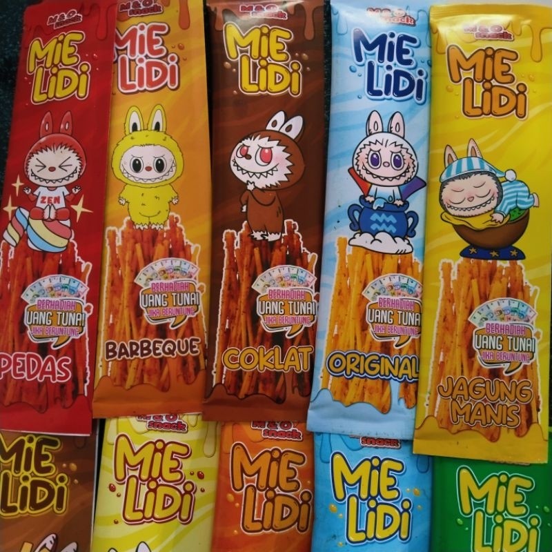 

WHYN!! MIE LIDI KARAKTER ISI 50PCS BERHADIAH VIRAL MURAH ECERAN 1000 BY MO SNACK