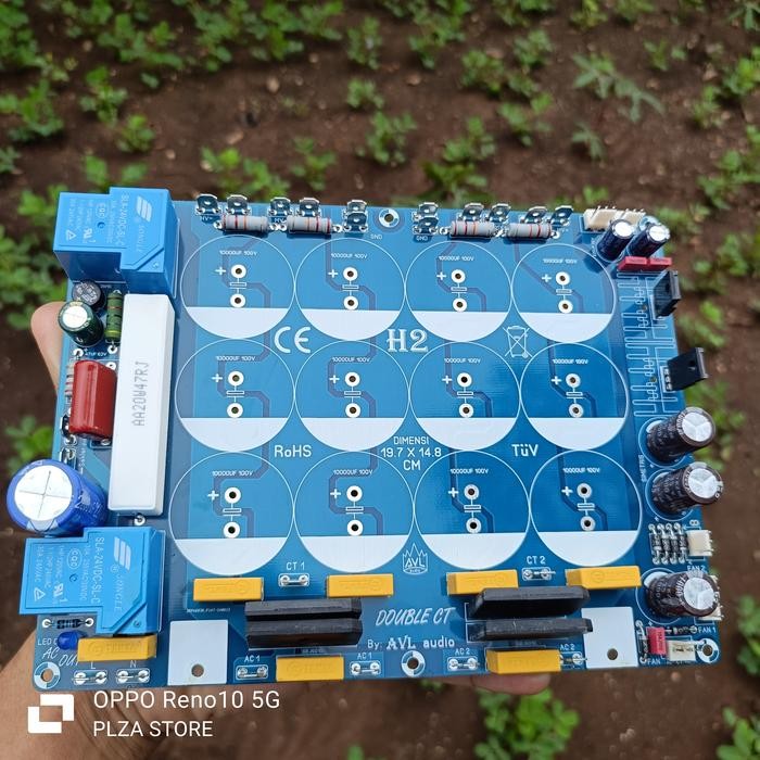 Kit Psu Class H 12 Elco Dobel Ct Double Layer+Softstart+Psu Simetris Supply Fan Kipas Psu Kelas H2