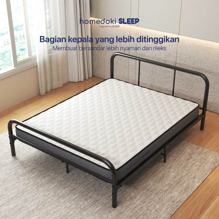 Homedoki Classicbed Series / Divan Besi / Dipan / Tempat Tidur Besi / 180X200