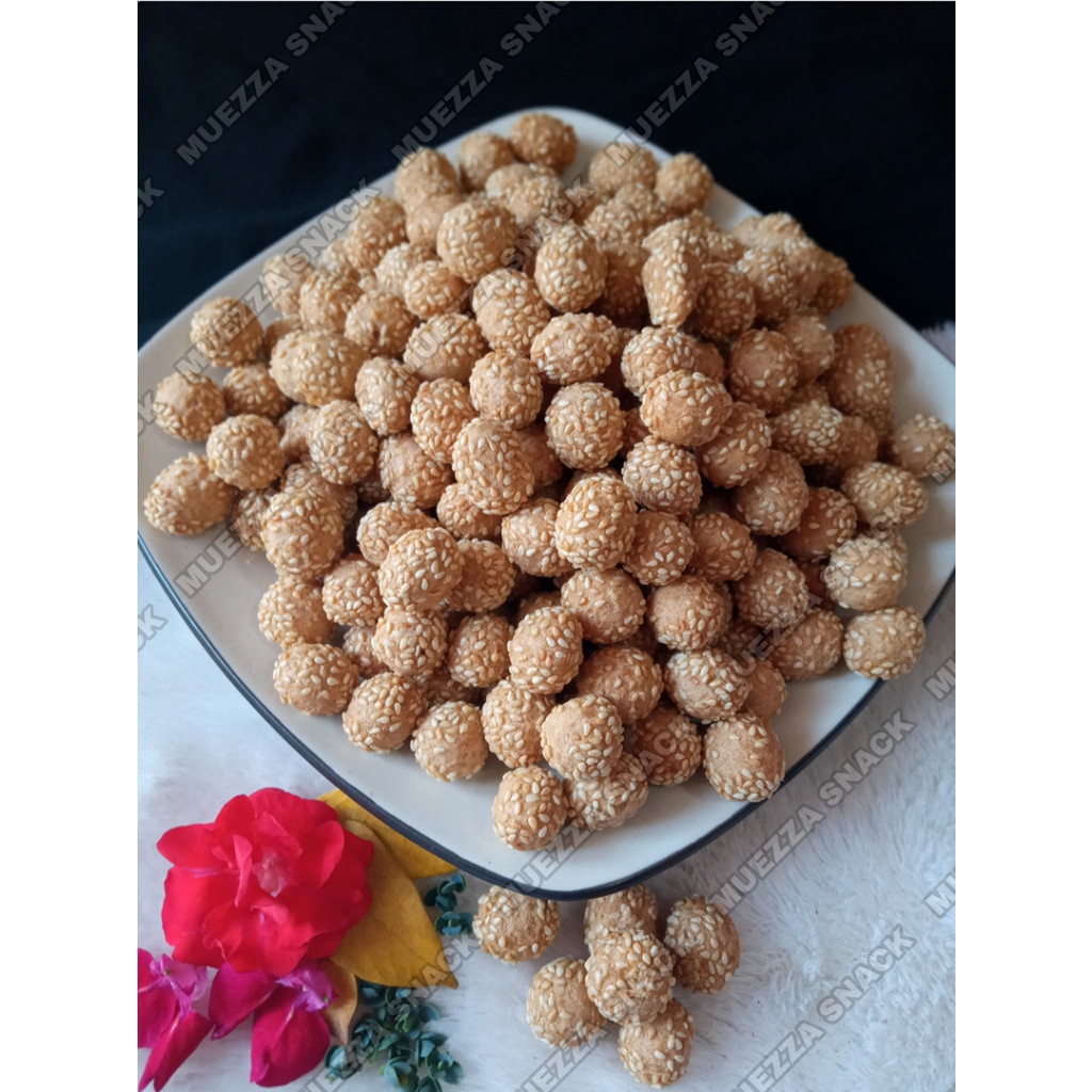 

WHYN!! 500 Gram Kue Ciput / Onde Onde Mini Ketan Wijen cemilan ringan / camilan / makanan instan