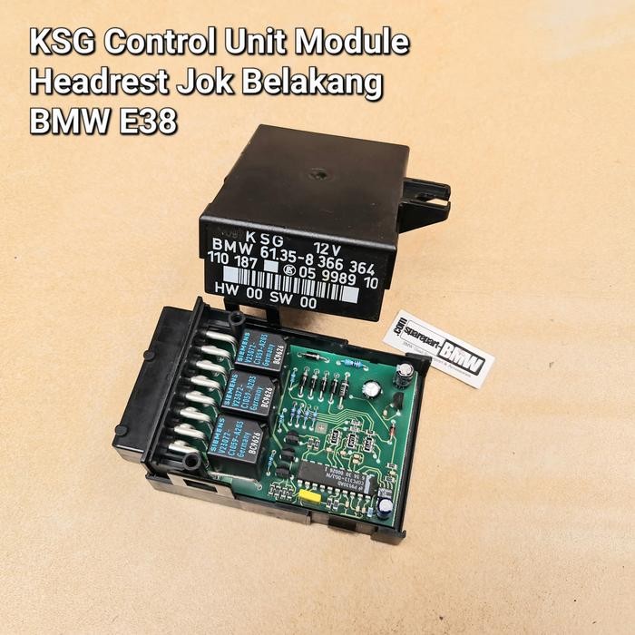 Modul Ksg Headrest Jok Belakang Bmw E38 Seri 7 Second