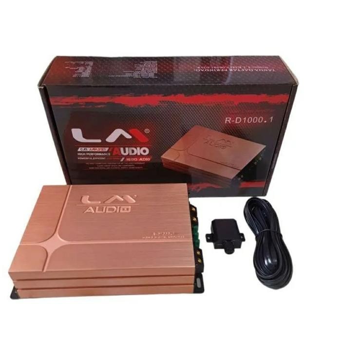 PREMIUM Power Monoblock LM AUDIO R-D1000.1 Amplifier Class D 1 Channel Monoblok Mono Mobil RD1000.1
