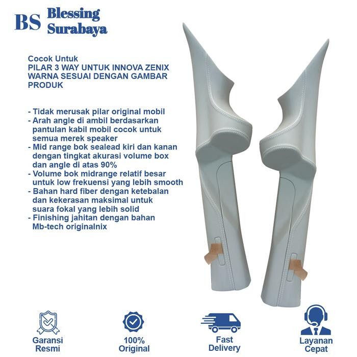 PREMIUM PILAR AUDIO 3 WAY INNOVA ZENIX