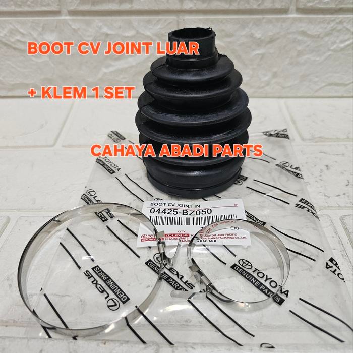 PREMIUM KARET BOOT CV JOINT LUAR + KLEM CALYA SIGRA ORIGINAL THAILAND