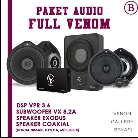 PREMIUM Paket Audio Venom - Paket Venom B- Venom Gallery Bekasi
