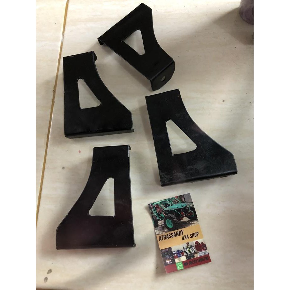 PREMIUM Braket dudukan lampu tembak taft rocky feroza kap mesin