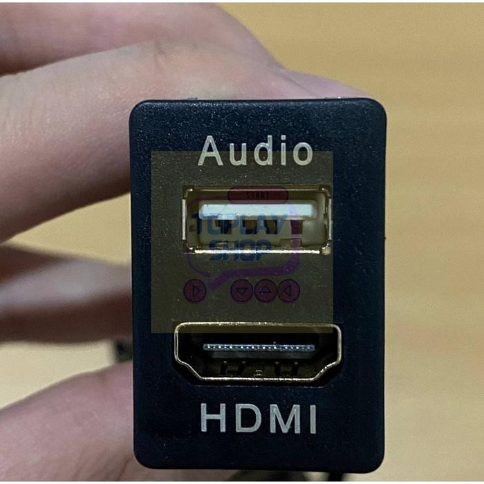 PREMIUM Soket Colokan HDMI USB Headunit Toyota Innova Fortuner