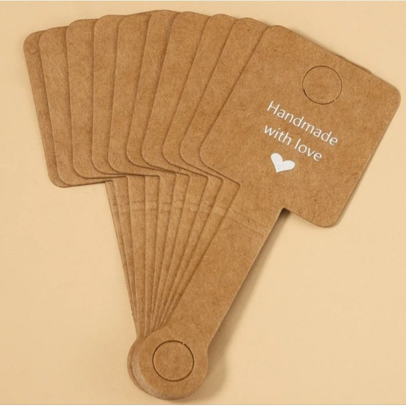 

100pcs Hang Tag Aksesoris Label Hangtag Kertas Label Aksesoris Untuk