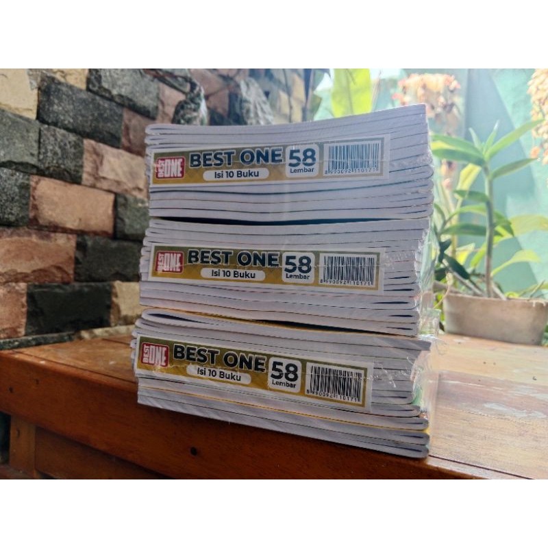 

Buku Tulis 58 Lembar 1 Pack Isi 10 Buku Random Motif