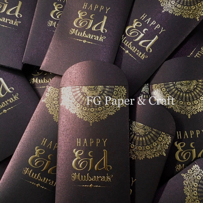 

Amplop Idul Fitri 5pcs Money Envelope Arabic Pattern by Fgpaper