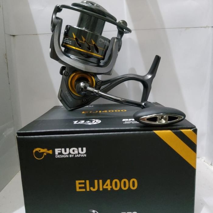 Produk Gulungan rell rel reel Fugu Eiji 4 & 6 Alat Pancing Laut sungai Murah