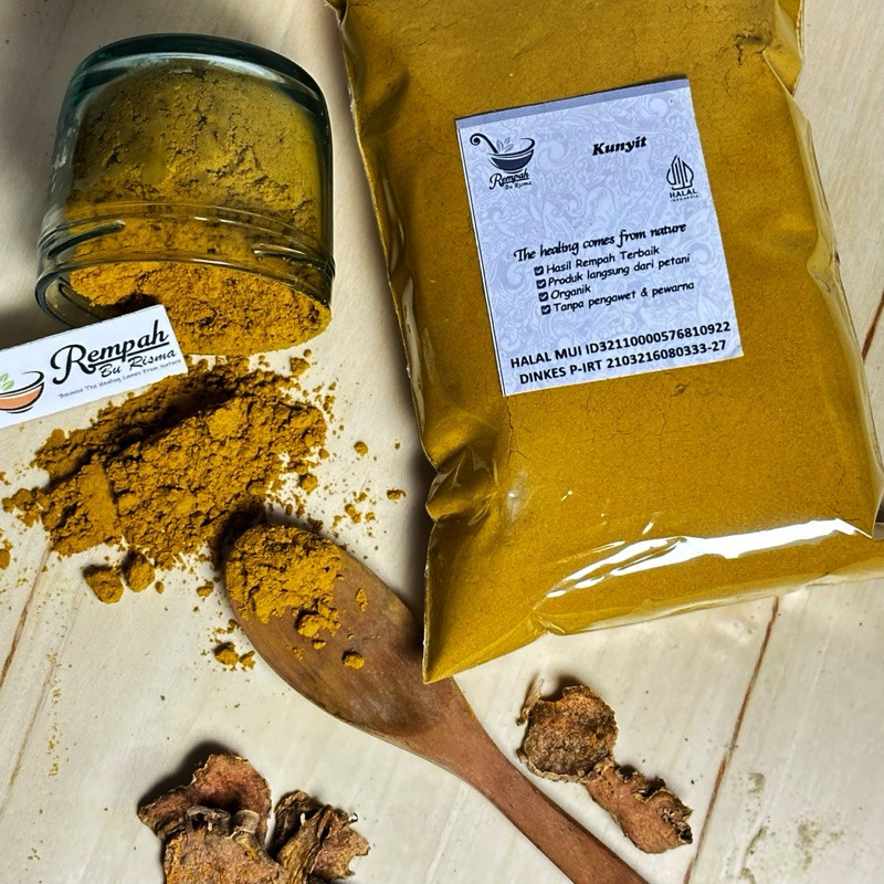 

Kunyit Bubuk 1 Kg Rempah Bu Risma