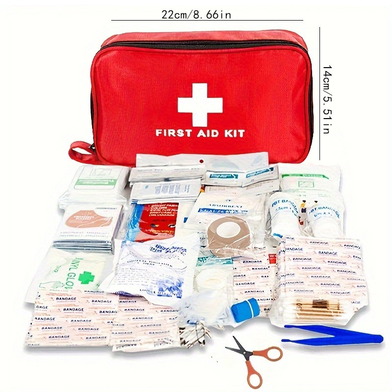 Emergency First Aid Kit Travel First Aid Kit For Home Camping Hiking Sports Office Car Backpacking