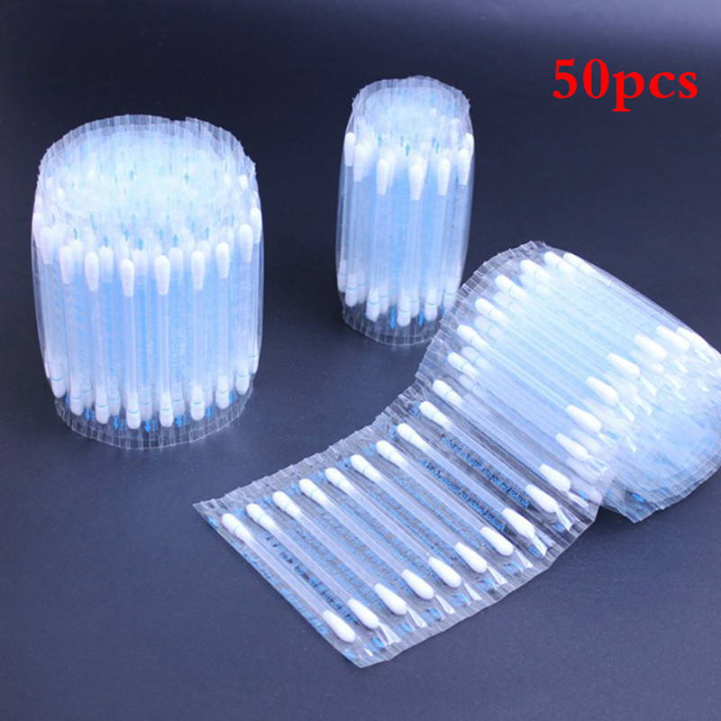 50Pcs Medical Alcohol Stick Disinfected Cotton Swab Care Tool Aid Kit Wounds Clean For Iqos 2.4 Plus