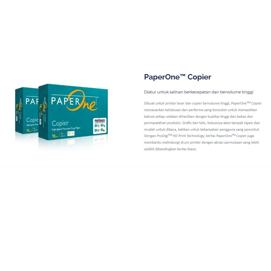 

Paper One Kertas Print/Fotocopy A4 75gr