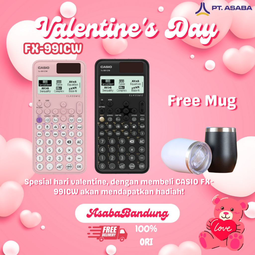 

Asaba Bandung - Casio ClassWiz Model Scientific Calculator FX-991CW / casio model terbaru WE!!