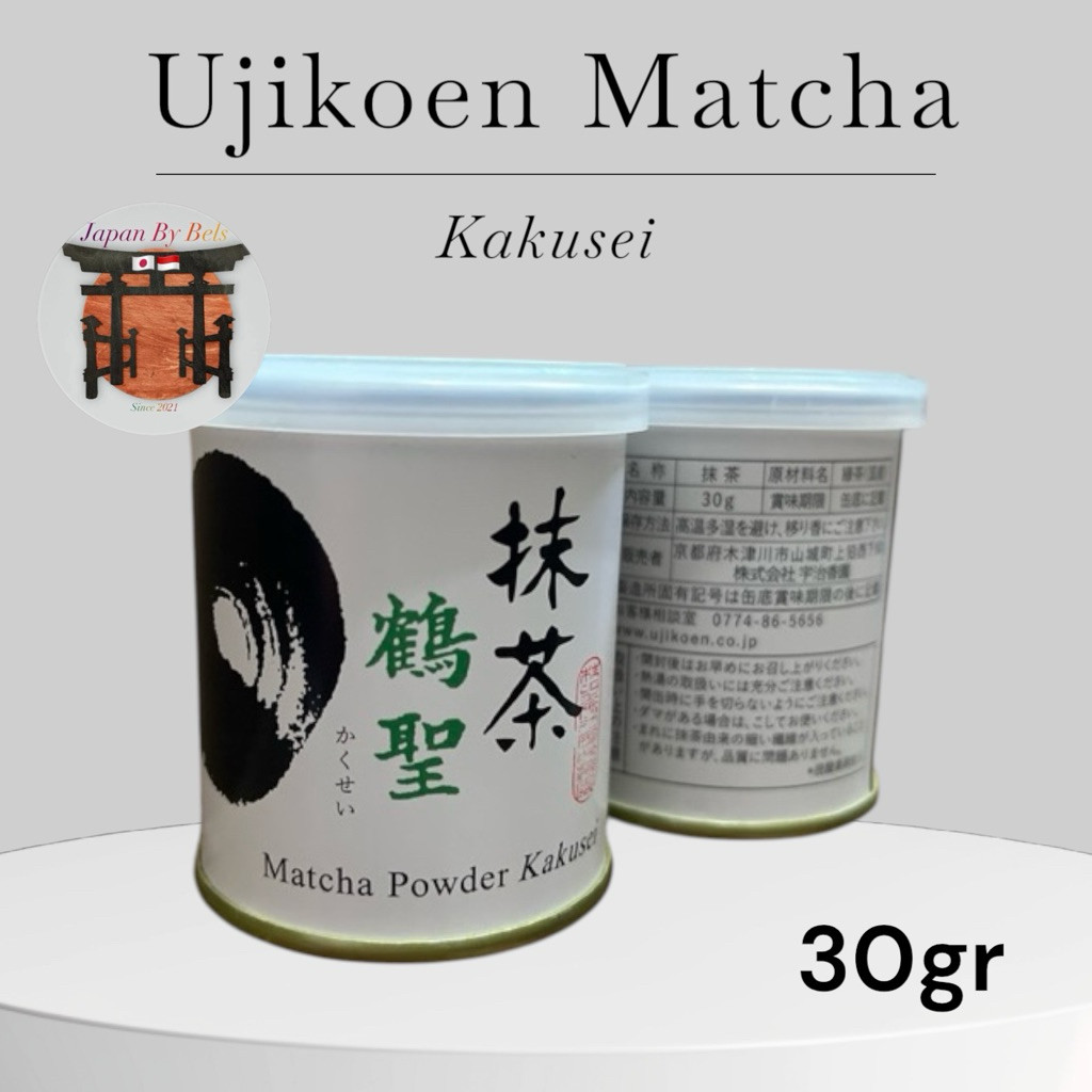 

WHYN!! Ready stock !! Uji Koen Matcha 30gr Can KAKUSEI Green tea powder Made in Japan