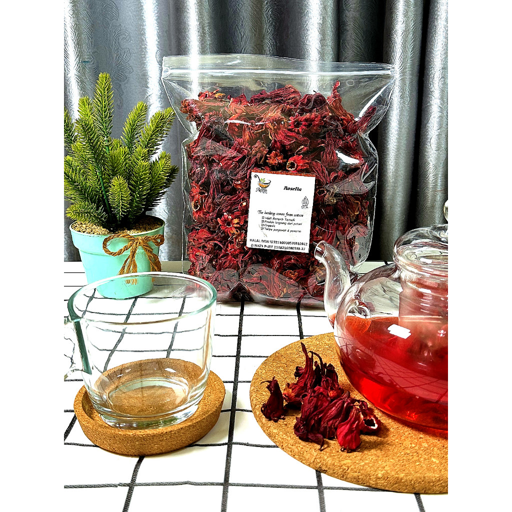 

WHYN!! Bunga Rosella Merah 250 Gram - Teh Rosella Merah Kering Rempah Bu Risma