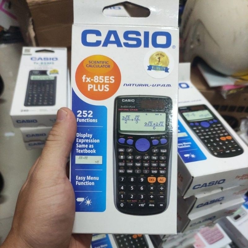 

kalkulator scientific casio fx 85 es plus 4 line WE!!